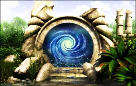 Mysterious magical portal